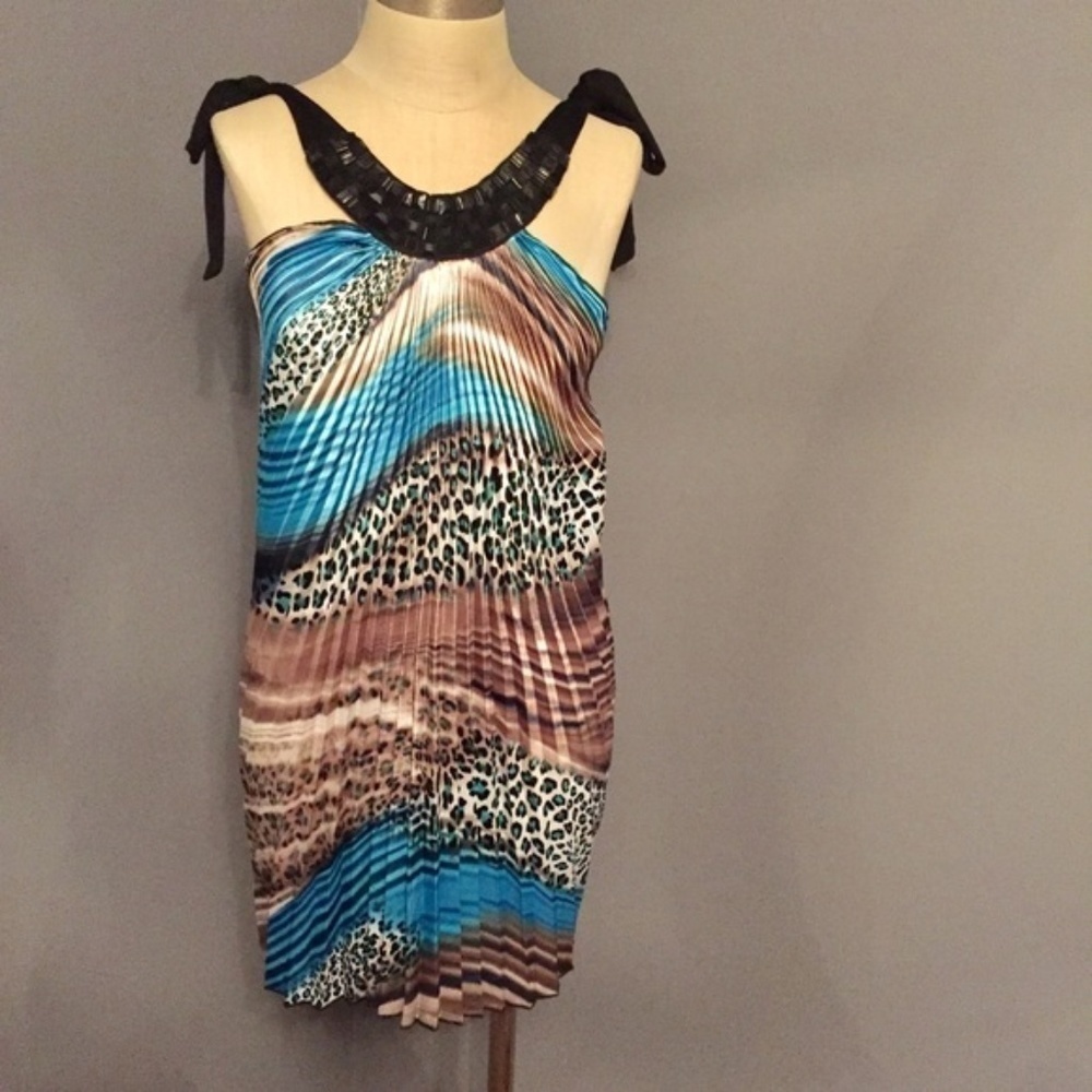 NWT Embellished Misopé Coverup Open Back S
